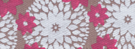 Лента атласная 12 мм с рисунком, цв.F28/054