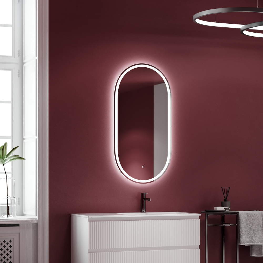 Зеркало с подсветкой Sancos Oval 550х1050 мм