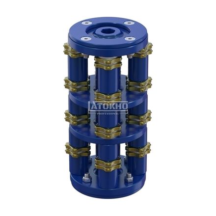 LATOKHO DSCN 200 15/40 (Россия) Фрезеровальный барабан (фреза) с пятигранными ножами для нанесения насечек 15 мм с шагом 40 мм
