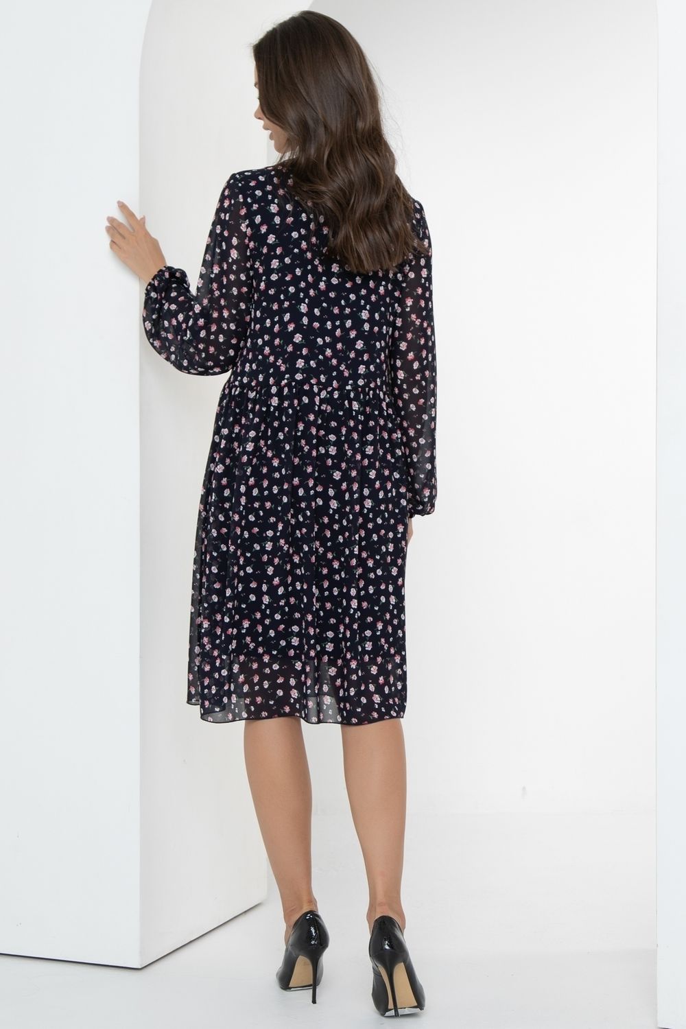 Платье В тренде (шифон, флер) Diolche (Акция)