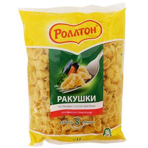 МАКАРОНЫ РОЛЛТОН РАКУШКИ 400ГР