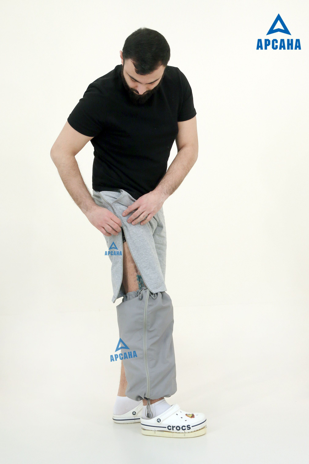 Шорты ортопедические с молниями по бокам. Размер 7XL (62-64).