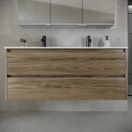 Тумба с раковиной Sancos Libra LB120-2ECH дуб чарльстон