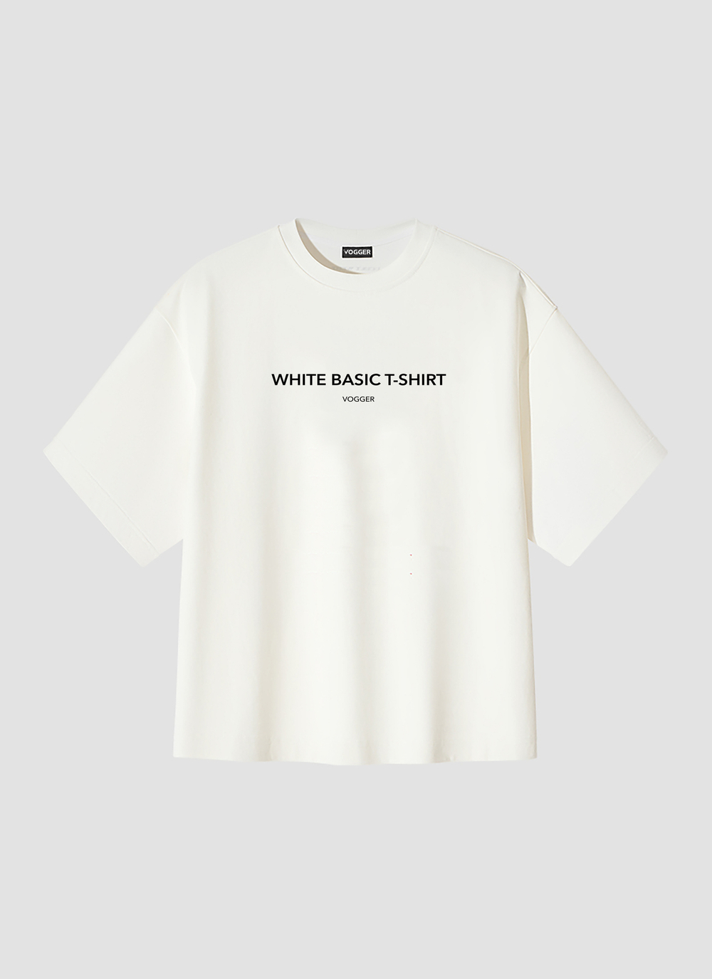 Футболка "white basic t-shirt", молочная