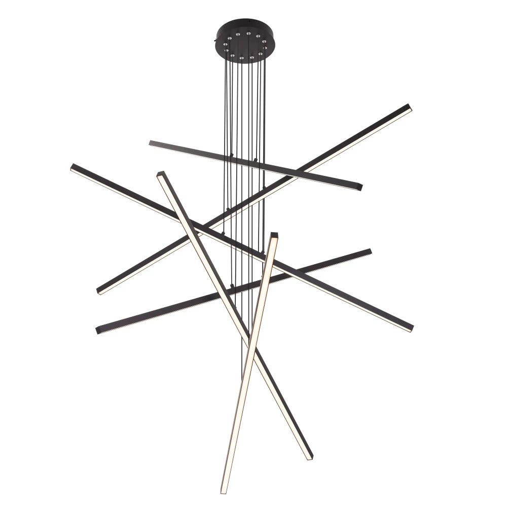 Citilux Стиг CL203261 LED Люстра подвесная с пультом Чёрная