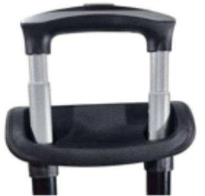 Ручка телескопическая PLG 8343-55-3 выдвижения, черный