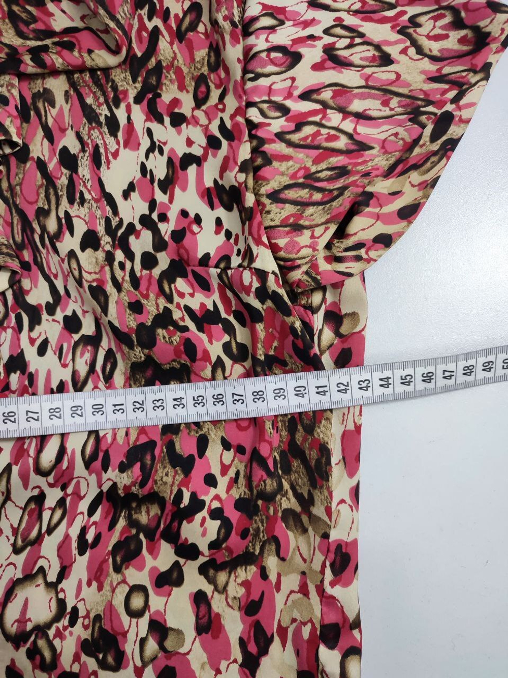 Блузка из вискозы с принтом 42 размер