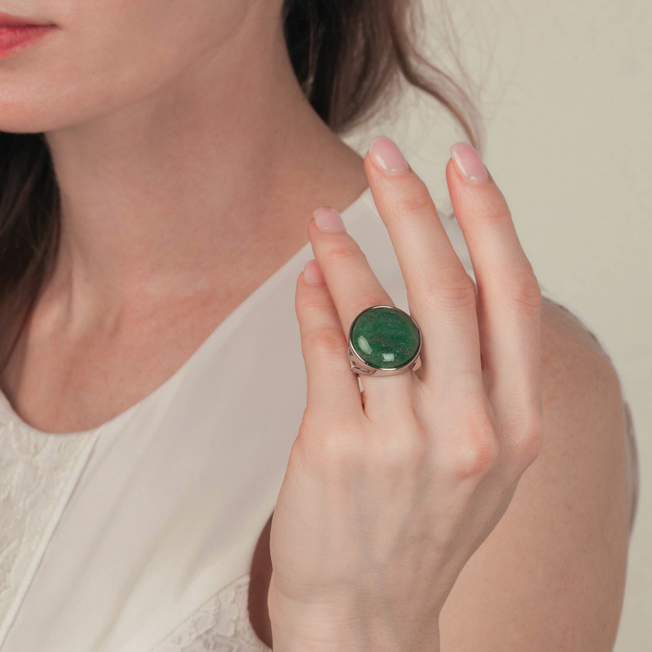 Кольцо Possebon Q.Verde K0117.17 16 S