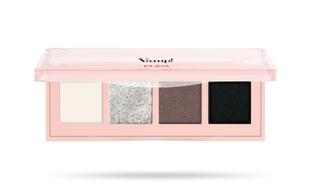 Pupa Палетка теней для век Vamp! 4 Eyeshadow Palette, 4 оттенка, тон №005, Насыщенный смоуки, 5,2 гр