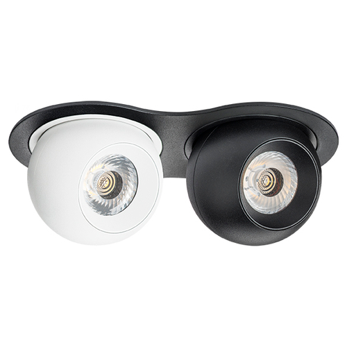 i6276474 Светильник INTERO LED 9W*2 850LM*2 24G ЧЕРНЫЙ/БЕЛЫЙ 4000K (217627+217064+217074)