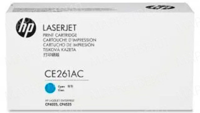 Контрактный картридж HP CE261AC (648A) лазерный голубой (11000 стр)