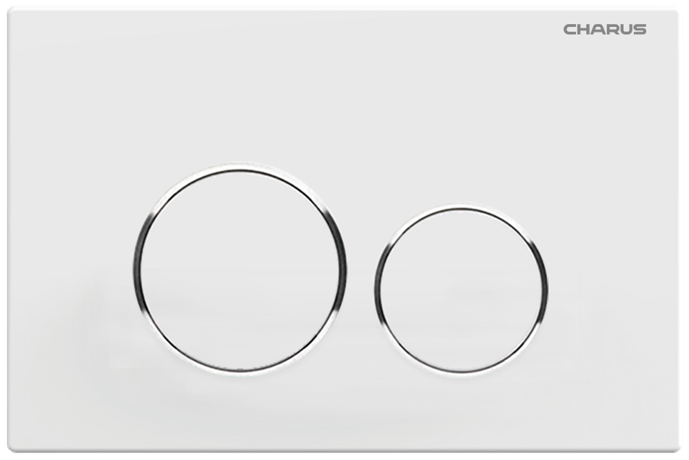 Клавиша для инсталляции CHARUS Spazio FP.330.12.01, белый матовый