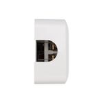 Розетка РШ/Евро двойная для электрической плиты 32А/16A, 250В, 2Р+РЕ (ОУ) белая REXANT