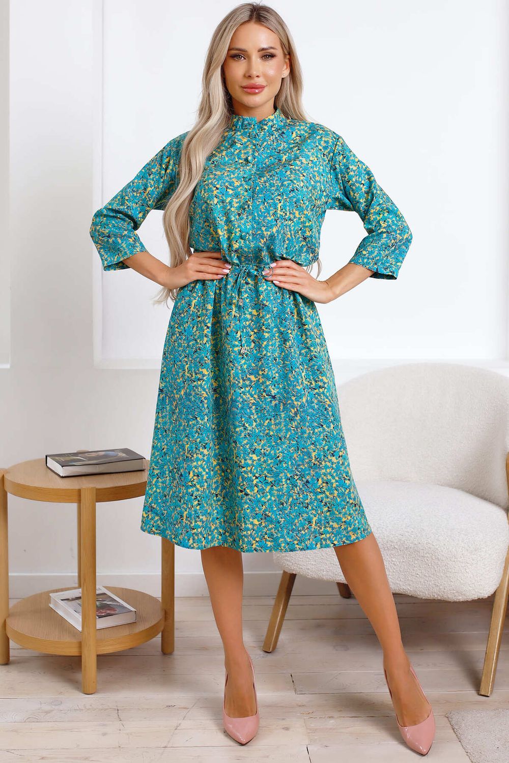 Платье Одиссея (зеленое) П15844-45М LT Collection