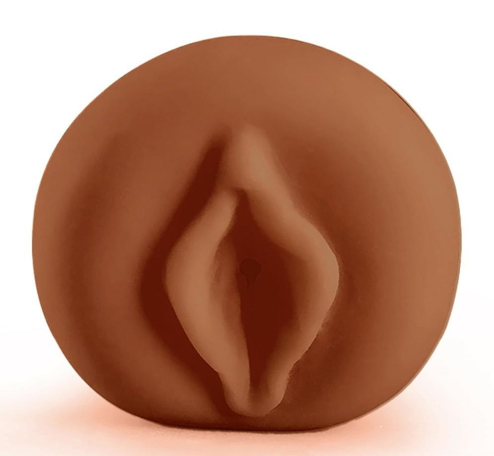 Коричневый мастурбатор-вагина Brianna