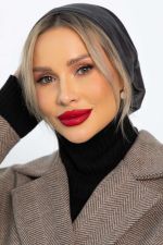 Чалма с резинкой (серая) ЧР12-23М LT Collection