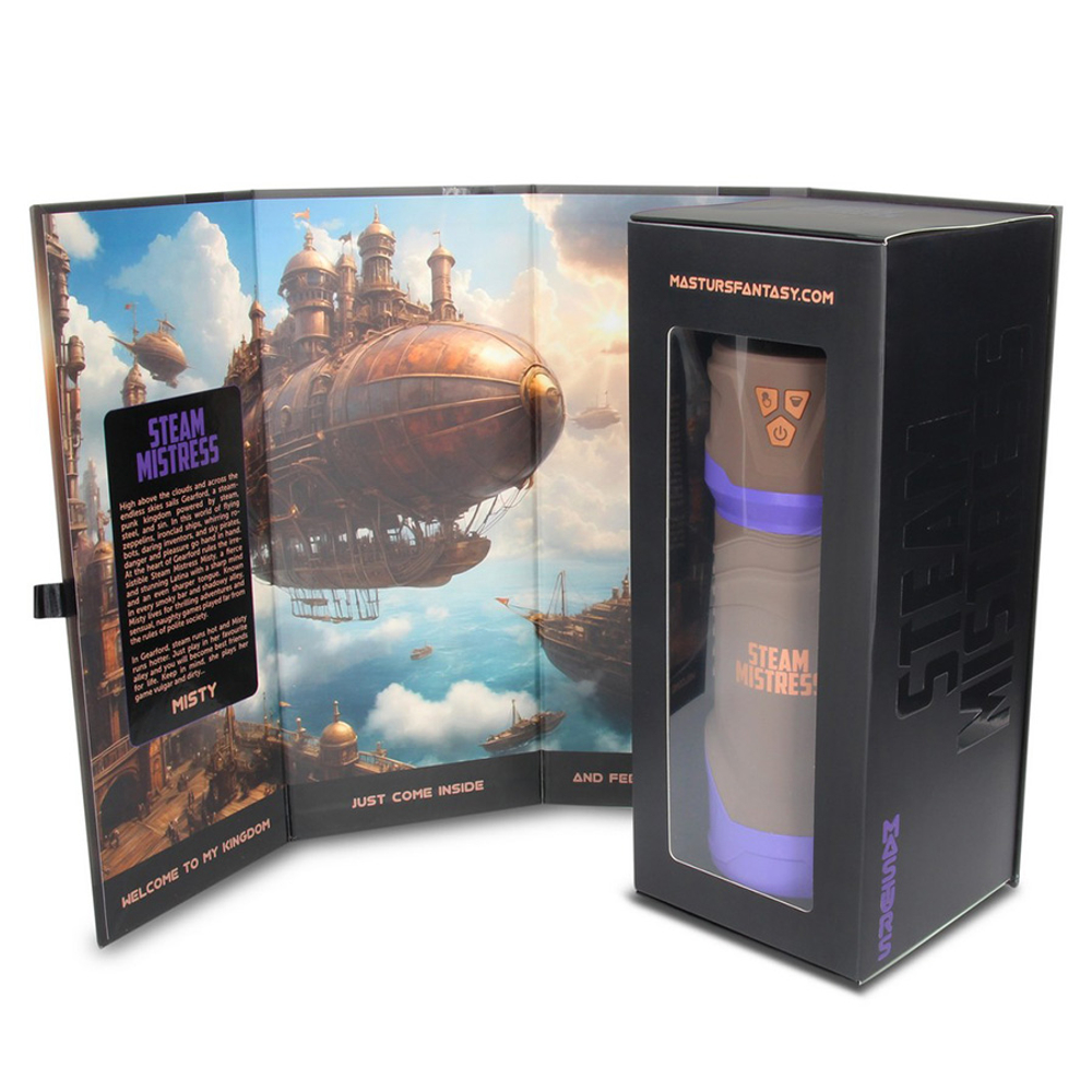 Интерактивный вибромастурбатор с функцией вакуума и сжатия Паровая госпожа Мисти Masturs Misty Steam Mistress Multi Function Masturbator