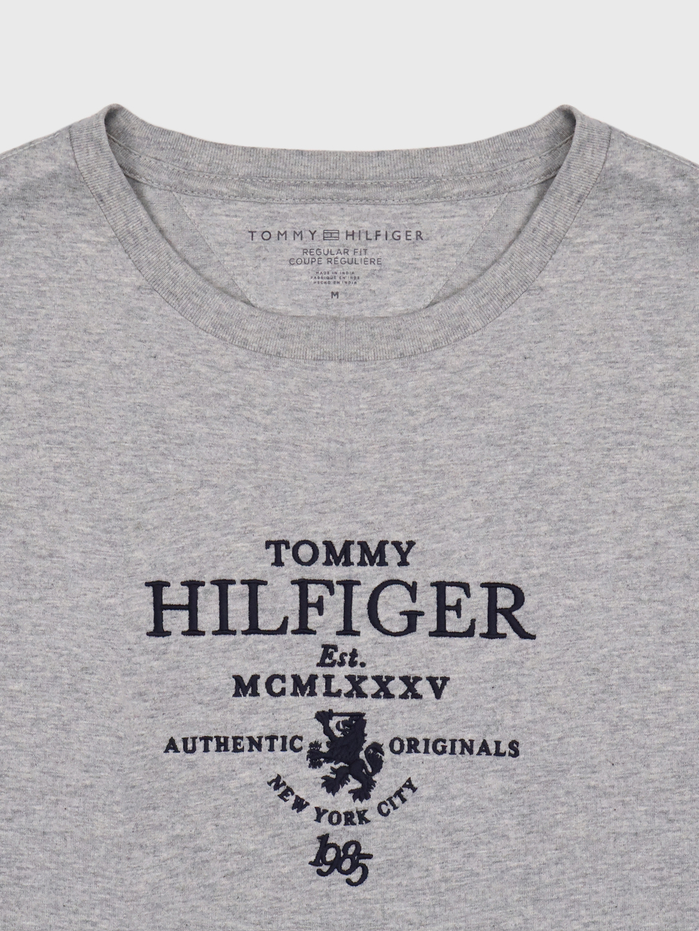 Футболка Tommy Hilfiger Tommy Heritage Logo Grey Heather