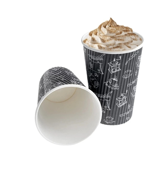 СТАКАН БУМАЖНЫЙ 400 мл. комплимент 50/500 шт.