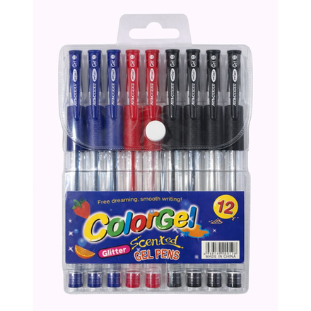 Ручки гелевые цветные Color Gel 3 цвета