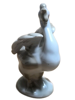 Фарфоровая статуэтка "Гусь" (ГФЗ) СССР, 1957-1960 гг.
