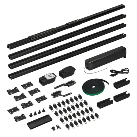 Карниз для штор с электроприводом CNK-M1-TY-RF-4M-BK (Arlight, IP20 Металл, 5 лет) 061463