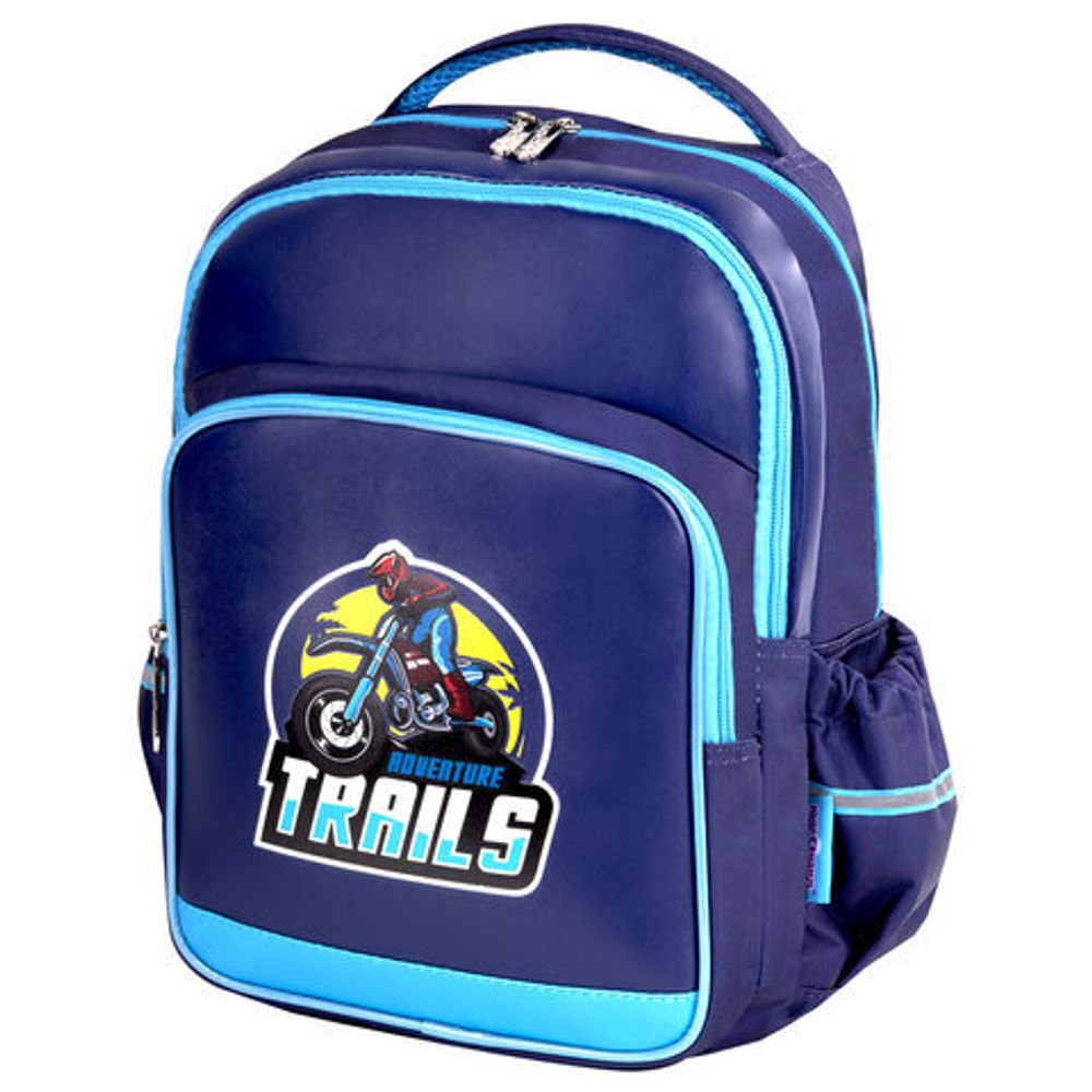 Рюкзак ЮНЛАНДИЯ MILD, 2 отделения, эрго-спинка, "Adventure trails", 36х28х18 см, 270680