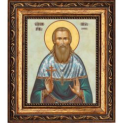 Павел Бочаров святой мученик. Икона на холсте.