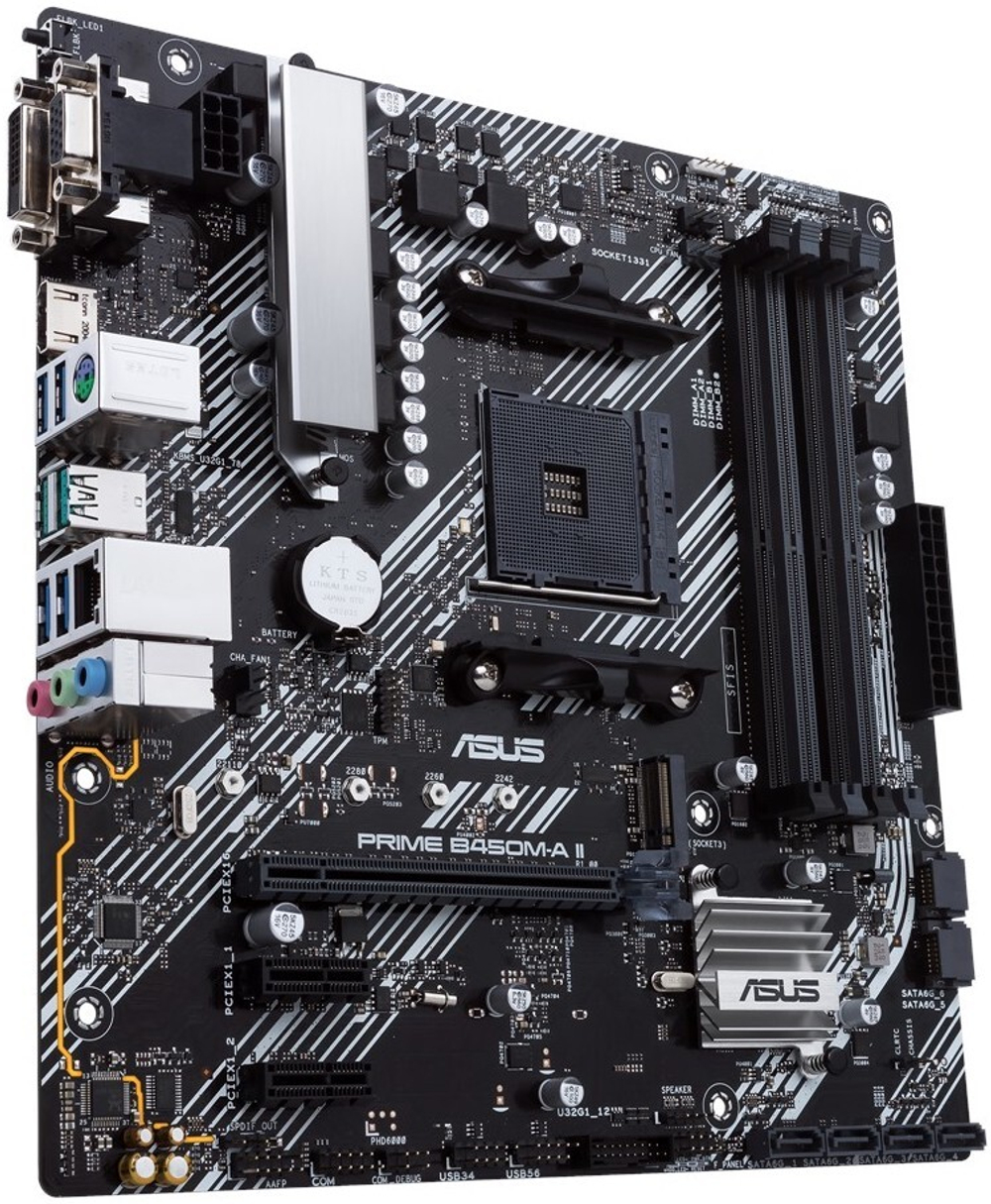Материнская плата mATX ASUS PRIME B450M-A II