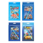 Блокнот детский Basir на замке, с ручкой, формат А6, серия "Машины", переплет 7БЦ, 17.5*12 см, 48 листов, ассорти