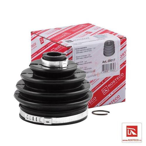 Пыльник ШРУС ВАЗ 2108 наружный 2 хомута смазка Rosteco