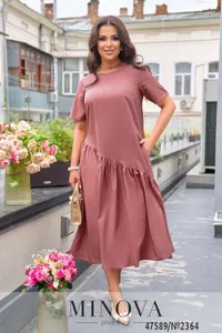 Платье 2364-пудра Minova
