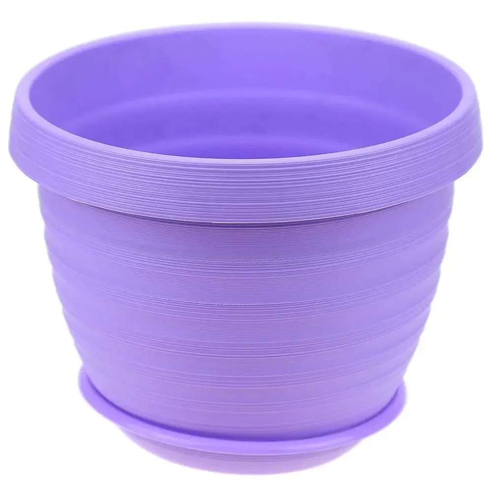 Горшок Толедо, D20, 3,0 л, лаванда с поддоном цветочный горшок