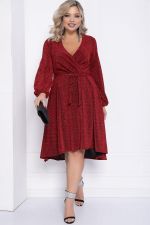 Платье праздничное Загадай желание (красное) П14468-49М LT Collection