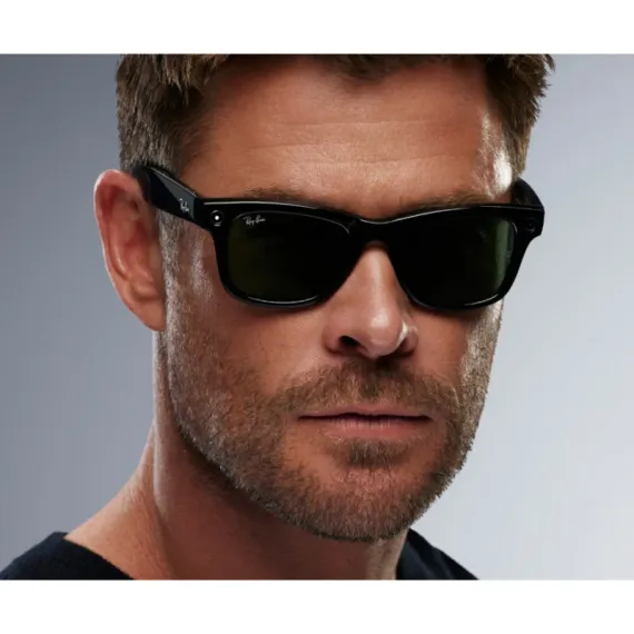 Умные очки Ray-Ban Wayfarer Gen 2 RW4012 Matte Black / Polar Gradient Graphite (Матовая чёрная оправа, линзы поляризованные графитовый градиент), размер M
