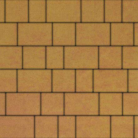 Тротуарная плитка УРИКО, комплект из 3 видов плит, Листопад гладкий Сахара