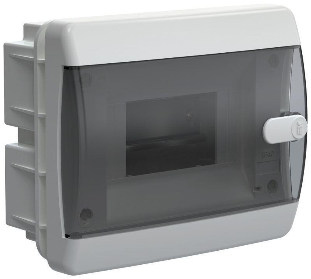 Щит пласт.. ЩРВ-П-6 IP41 черн. пр. дв. IEK UNION Compact