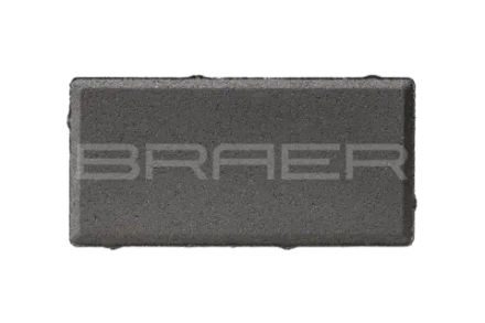 Тротуарная плитка Braer Прямоугольник, Серый, 60 мм
