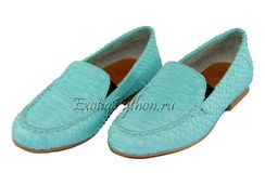 Мокасины из кожи питона SH-2