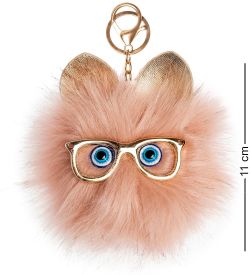 ЯЛ-13-41/13 Брелок «Котенок-пушистик» персиковый