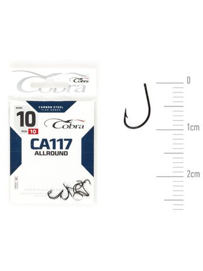 Крючки Cobra Allround FUNA серии CA117 размер 010 (упк.10шт.)