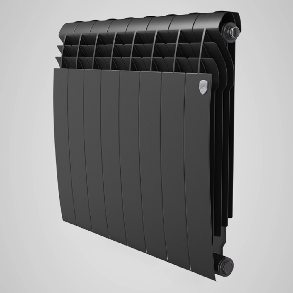 Биметаллический радиатор Royal Thermo Biliner 500 Noir Sable (6 секции)