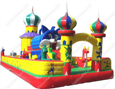 Коммерческий надувной батут "Кошачье царство"