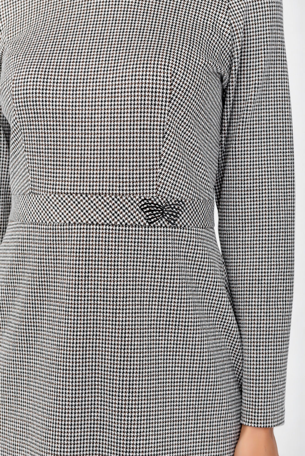 Платье в мелкую косую клетку Тамбовчанка