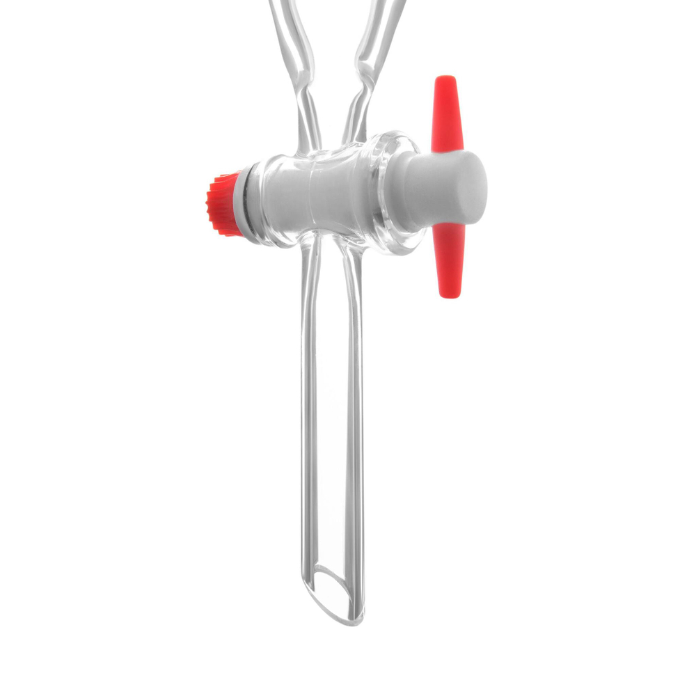Воронка делительная грушевидная, 5000 мл, шлиф 29/32, с PTFE краном и пробкой