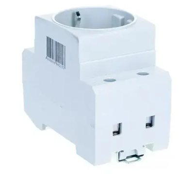 (MRD10-16-2, КОМПЛЕКТ 2 шт.) Розетка силовая РАр10-3-ОП с заземл. на DIN-рейку IEK 1065413058.VE24RU1