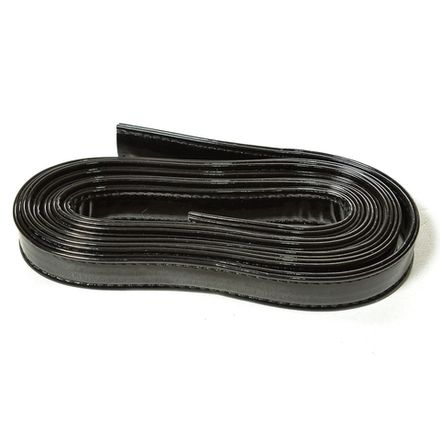 Ручки сумочные плоские 2см 2м, чёрный лаковый [4001-2]