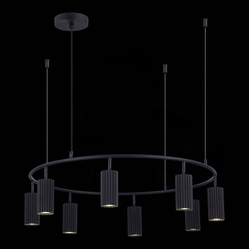 SL1213.403.08 Светильник подвесной ST-Luce Черный/Черный GU10 8*5W 4000K