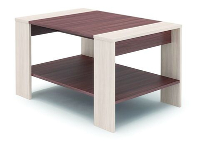 Стол журнальный РИО 2 (ножки светлые, столешница темная)