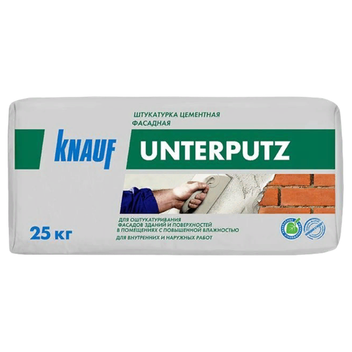 Штукатурка KNAUF цементная фасадная УНТЕРПУТЦ  25 кг
